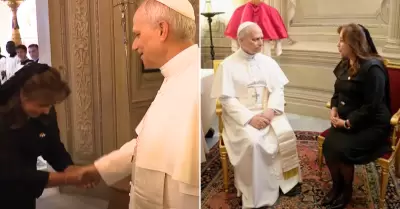 Dina Boluarte dialogó con el papa León XIV.