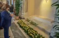 Presidenta Dina Boluarte visit la tumba del papa Francisco en la Baslica Santa Mara la Mayor