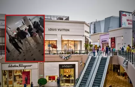 Balacera en centro comercial