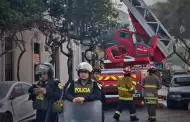 Incendio consume antigua casona en el Cercado de Lima y moviliza a 14 unidades de bomberos