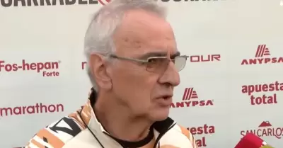 Jorge Fossati antes del Juan Pablo II vs. Universitario.