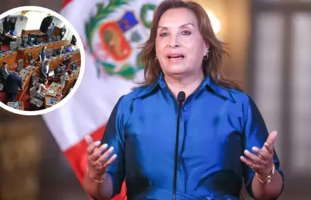 Fuerza Popular no evala una vacancia contra Dina Boluarte