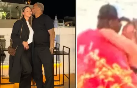 Jefferson Farfn grita su amor por Xiomy Kanashiro.