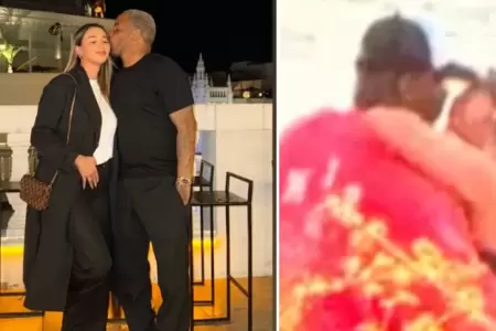 Jefferson Farfn grita su amor por Xiomy Kanashiro.