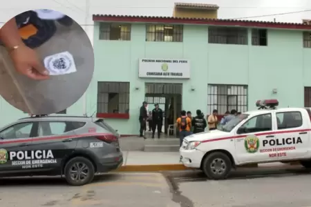 Menores de Alto Trujillo estaran vinculados a una organizacin criminal.