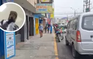 Delincuente asalta y sustrae ms de S/6 mil en tienda de telefona mvil frente a comisara de Independencia