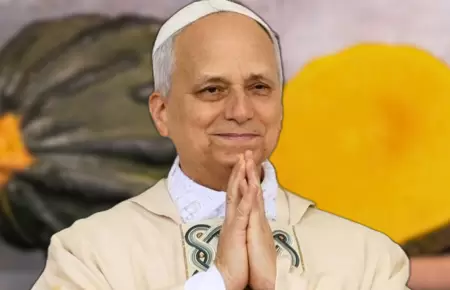 Papa Len XIV recibi un zapallo loche en el Vaticano.