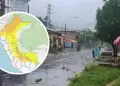 Senamhi activa alerta por fuertes lluvias: Diez regiones registrarán precipitaciones durante las próximas horas