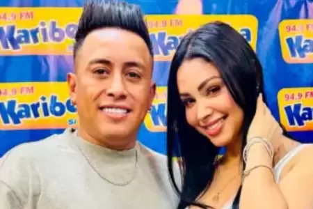 Christian Cueva y Pamela Franco.