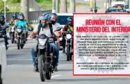 Motociclistas se reunirn con el Mininter HOY martes 20 de mayo: Asmope rechaza uso de chalecos con placa