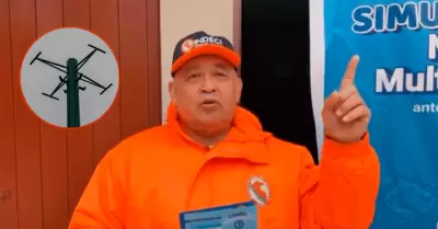 INDECI Tacna sobre antenas de alerta sísmica en Gregorio Albarracín