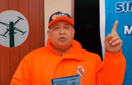 INDECI Tacna sobre antenas de alerta ssmica en Gregorio Albarracn