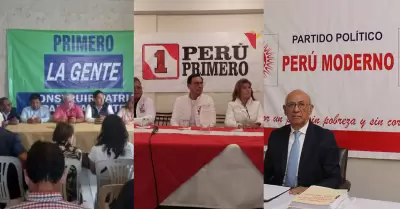 Solicitan al JNE anular inscripción de 'Primero la Gente', 'Perú Primero' y 'Per
