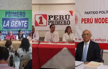 Solicitan al JNE anular inscripcin de 'Primero la Gente', 'Per Primero' y 'Per