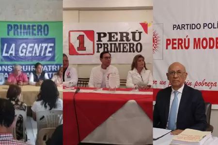 Solicitan al JNE anular inscripcin de 'Primero la Gente', 'Per Primero' y 'Per