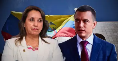 Dina Boluarte y Daniel Noboa