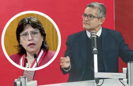 Domingo Pérez apunta contra Delia Espinoza por situación de Fernández Jerí.