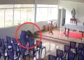 Robo inesperado en parroquia de Huánuco: Ladrón hurta más de 40 sillas nuevas