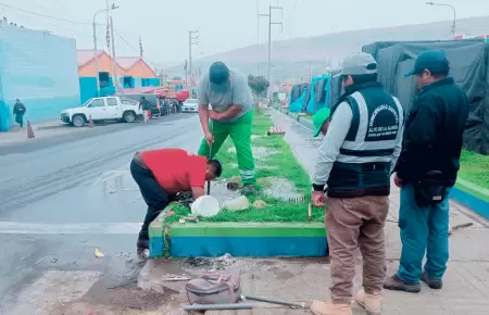 Fugas de desagüe y aniegos en Tacna