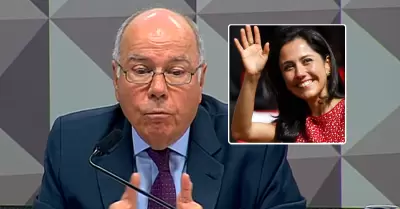 Canciller de Brasil justifica asilo a Nadine Heredia.