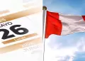 Da no laborable este 26 de mayo en Per.