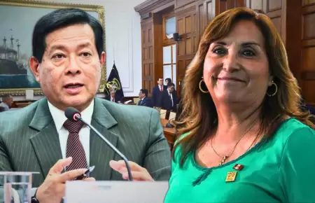 Eduardo Arana y Dina Boluarte