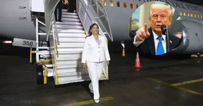 Dina Boluarte podría verse con Donal Trump en EE. UU.