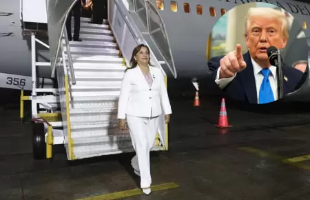 Dina Boluarte podría verse con Donal Trump en EE. UU.