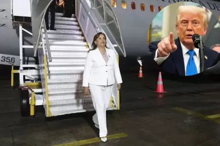 Dina Boluarte podra verse con Donal Trump en EE. UU.