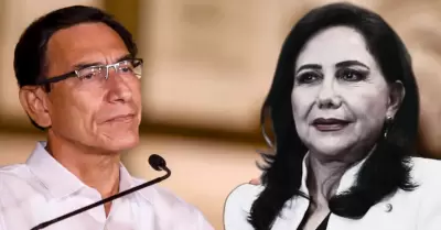 Martín Vizcarra y Gloria Montenegro.