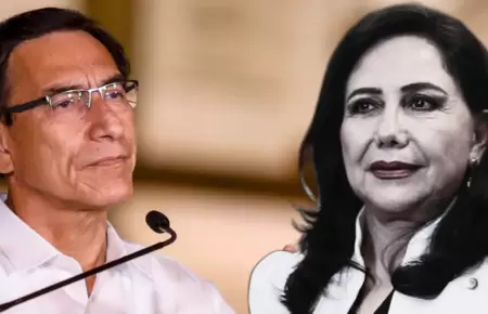 Martín Vizcarra y Gloria Montenegro.