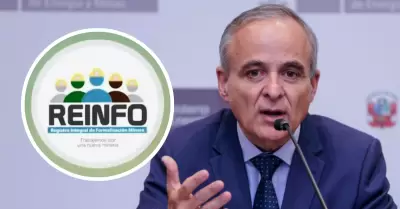Ministro de Energía y Minas sobre Reinfo.