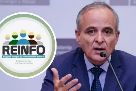 Ministro de Energa y Minas sobre Reinfo.