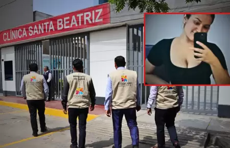 Abogada fallecida en clnica