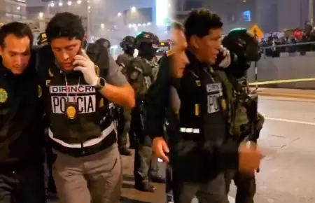 Comandante PNP herido por balacera en Va Expresa.