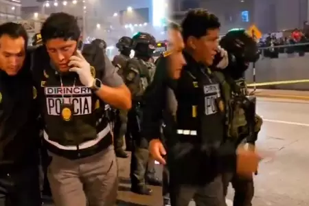 Comandante PNP herido por balacera en Va Expresa.