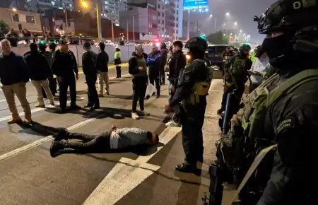 Balacera en Vía Expresa.