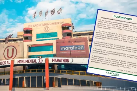 Municipalidad de La Molina pide sensatez a hinchas de la 'U'