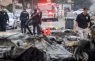 Avioneta se estrella y provoca feroz incendio en barrio de EE.UU.: Video muestra cmo quedo la aeronave