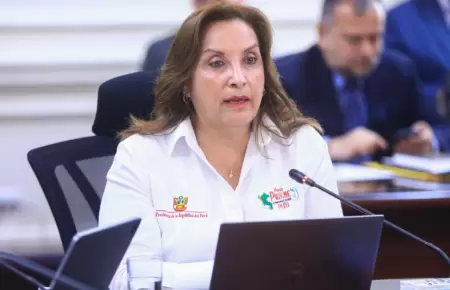 Presidenta reconoce operativo policial contra la delincuencia en La Victoria.