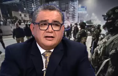 Juan José Santiváñez sobre operativo policial.