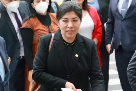 Exministra Betssy Chvez cumple actualmente prisin preventiva en Chorrillos.