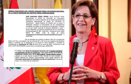 Fiscal Domingo Pérez solicita adelantar juicio contra Susana Villarán.