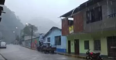 Fuertes vientos en la sierra peruana.