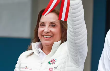 Dina Boluarte, jefa de Estado peruana.