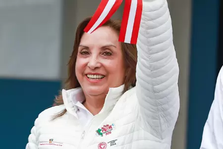 Dina Boluarte, jefa de Estado peruana.