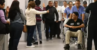 Coronel Juan Carlos Montúfar fue dado de alta esta tarde.