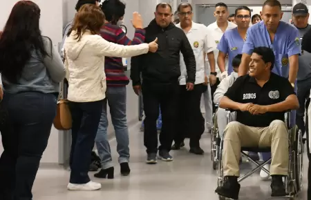 Coronel Juan Carlos Montúfar fue dado de alta esta tarde.