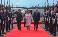 Dina Boluarte en Ecuador: Mandataria lleg a Quito para la posesin de mando de Daniel Noboa