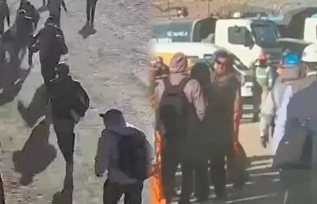 Violento ataque en obra de Arequipa.